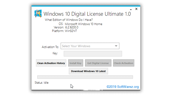 windows digital license